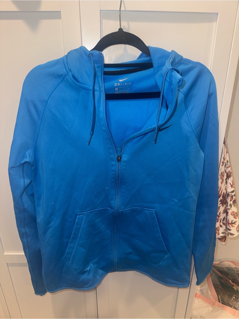 Nike Blue Dri-FIT Full-Zip Hooded Jacket